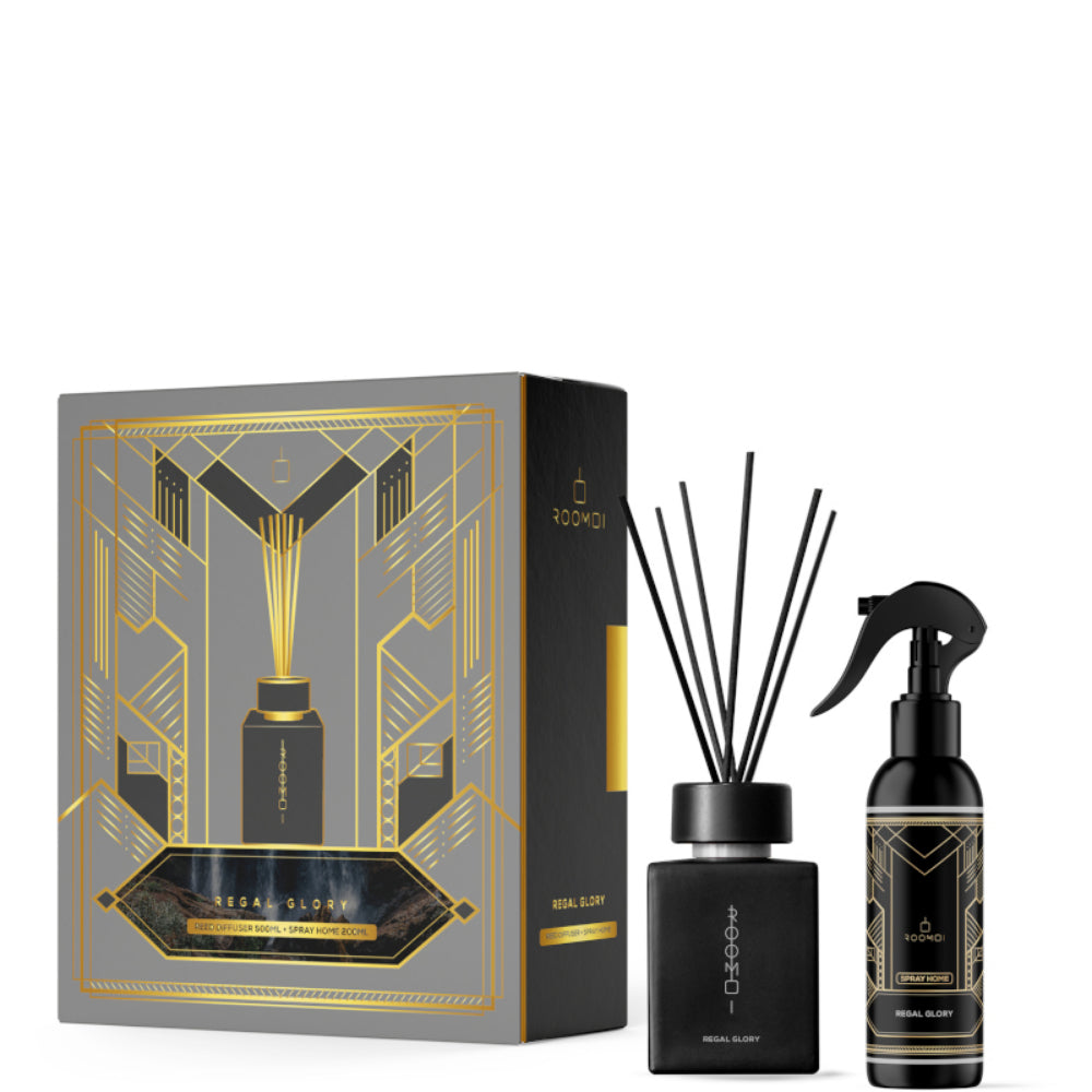 RoomOI Lufterfrischer Coffret Regal Glory 200 ml + 100 ml Spray