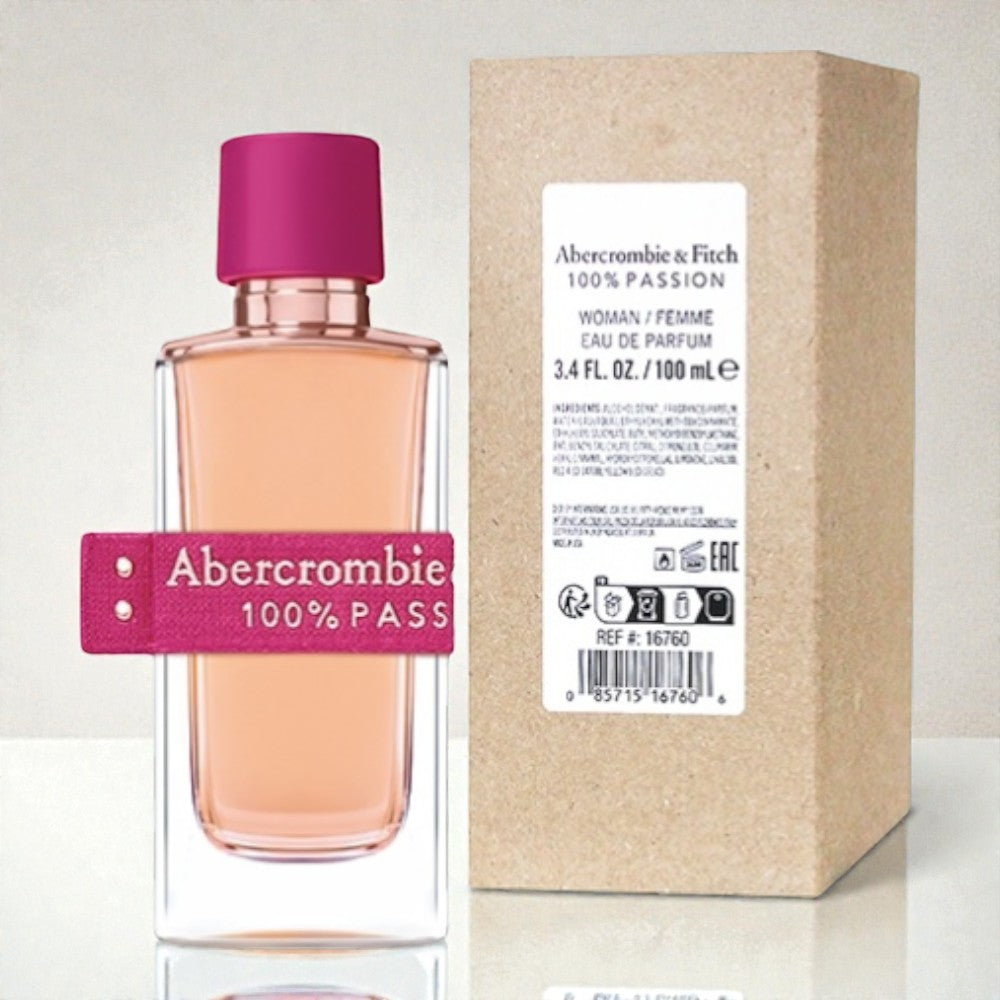 Abercrombie & Fitch 100% Passion Eau de Parfum - 100 ml white box*