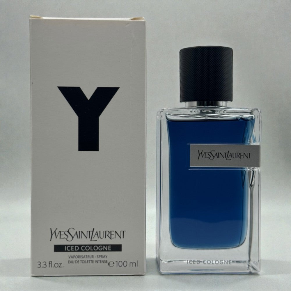 Yves Saint Laurent Y Iced Cologne Eau De Toilette Intense Uomo - 100 ml white box*
