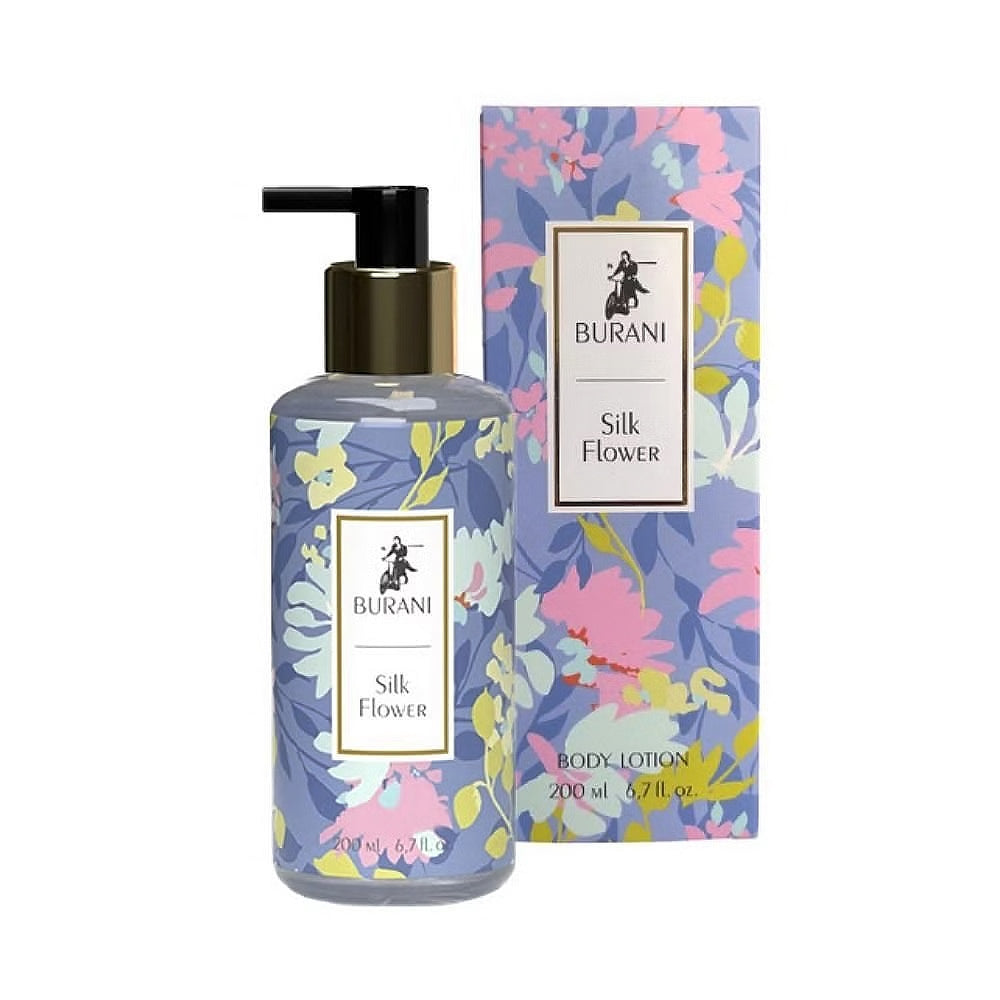 Burani Seidenblumen-Körperlotion Feuchtigkeitsspendende Körpermilch – 200 ml