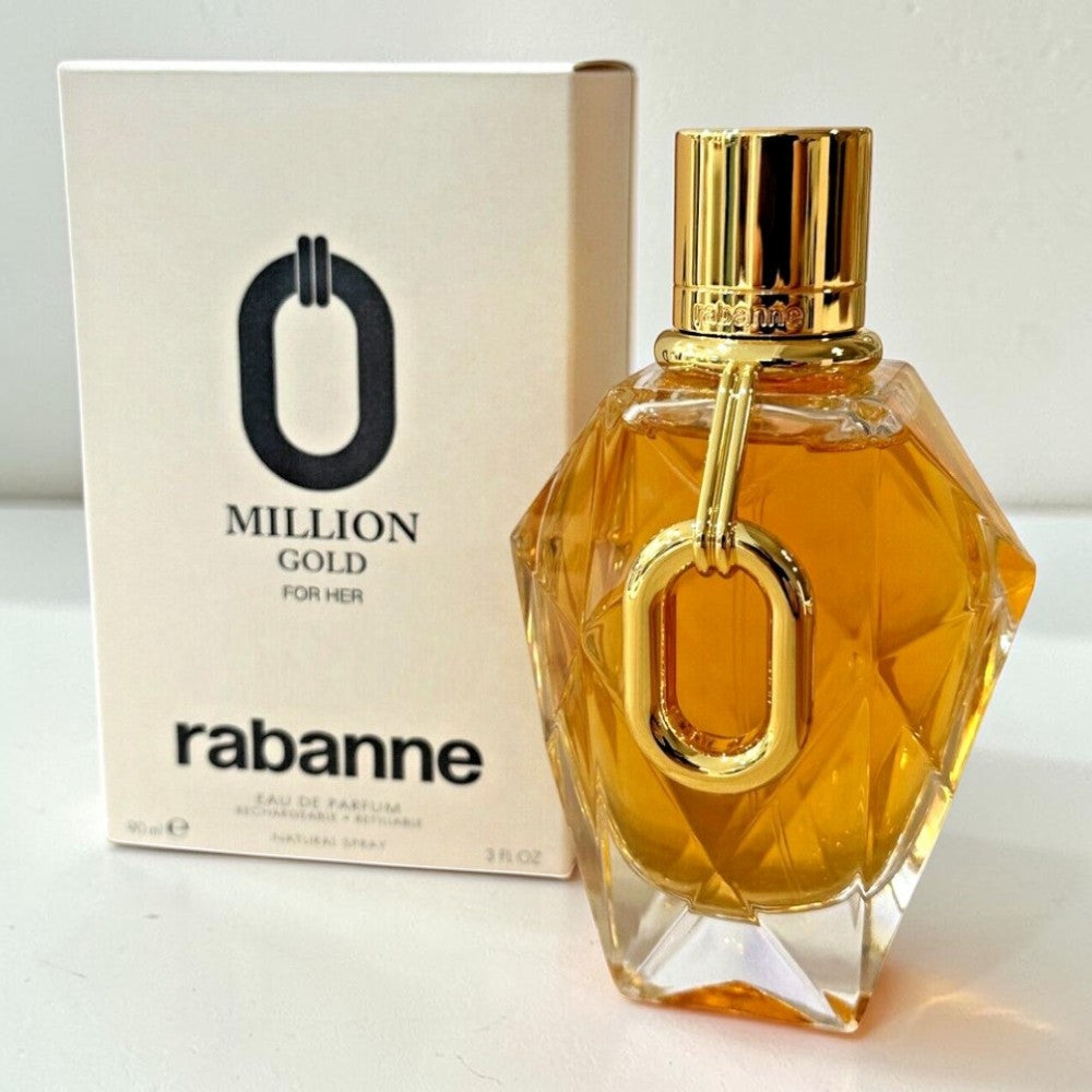 Paco Rabanne Million Gold for Her Eau De Parfum - 90 ml white box*