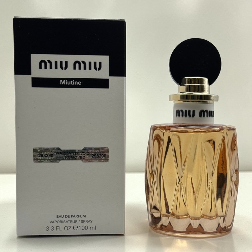 Miu Miu Miutine Eau De Parfum Donna - 100 ml white box*