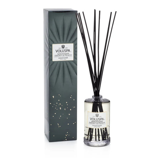 Voluspa Makassar Ebony &amp; Peach Home Oil Diffuser - 192 ml