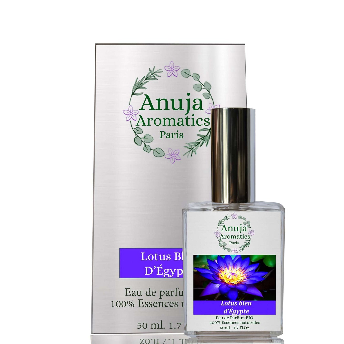 Anuja Lotus Bleu d'Égypte Eau de Parfum Biologico 100% - 50 ml