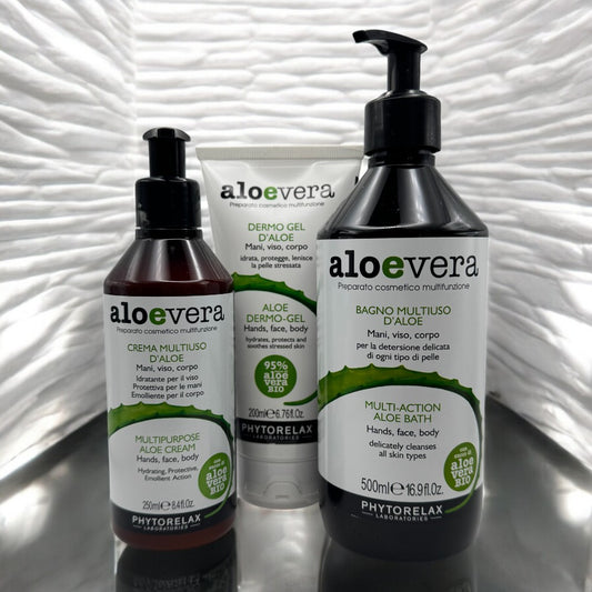 Phytorelax Kit Aloe Vera Bio Mani Viso Corpo - 950 ml