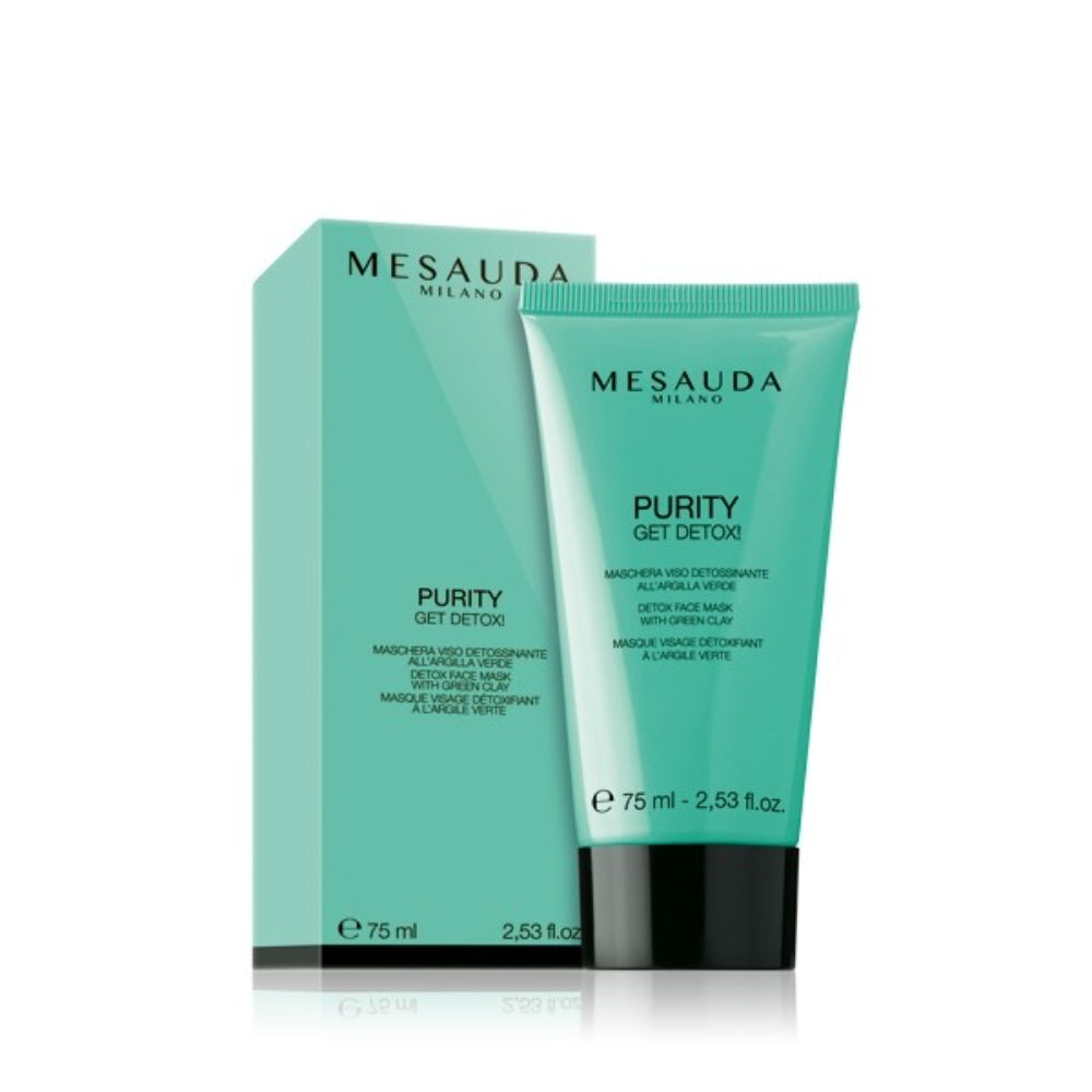 Mesauda Purity Get Detox! Green Clay Detoxifying Face Mask - 75ml