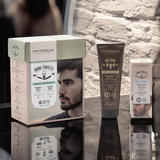Phytorelax Men's Perfect Beard Shower Shampoo 250 ml &amp; Beard Balm 75 ml