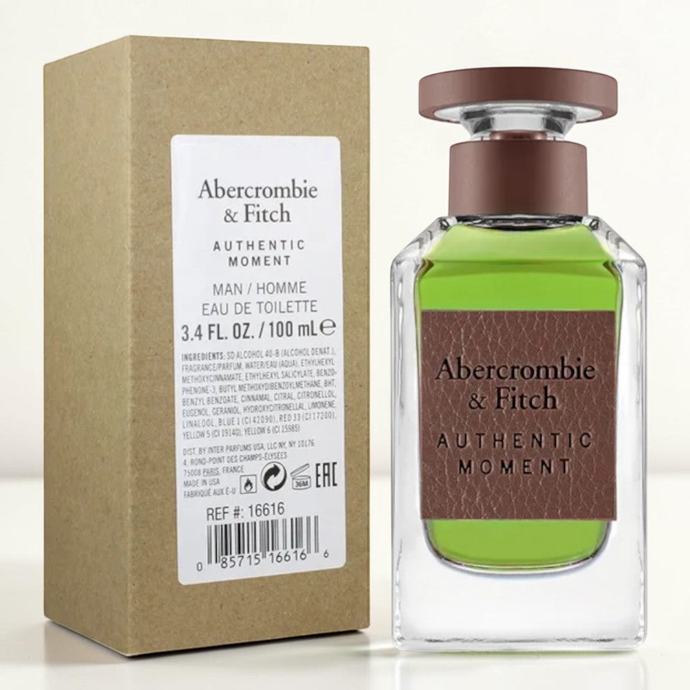 Abercrombie & Fitch Authentic Moment Uomo - 100ml white box*