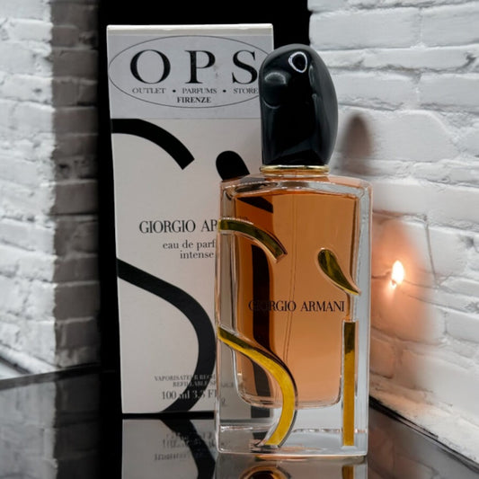 Giorgio Armani Sì Eau De Parfum Intense Nachfüllbar – 100 ml weiße Box*