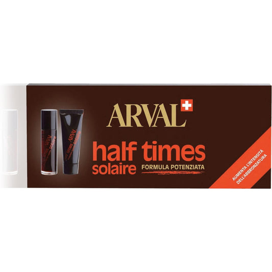 Arval Half Times SPF8 Rapid Tanning Fläschchen-Set – 10 x 10 ml