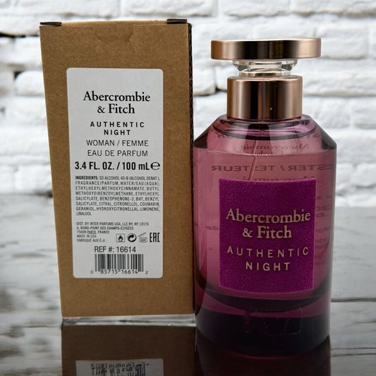 Abercrombie & Fitch Authentic Night Eau de Parfum - 100 ml white box*