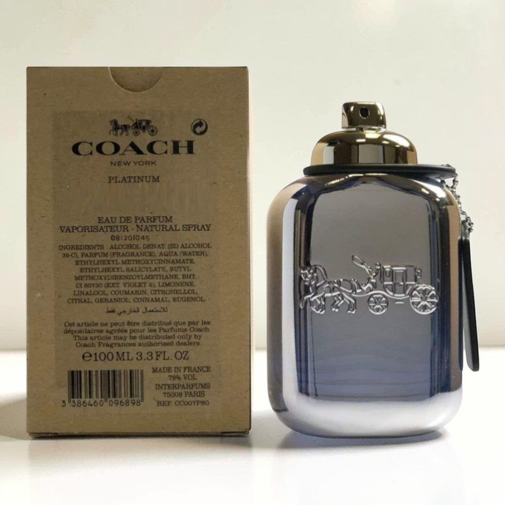 Coach Platinum Eau de Parfum Uomo - 100 ml white box*
