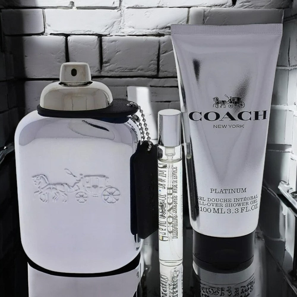 Coach Platinum for Men Confezione Regalo - 100 ml