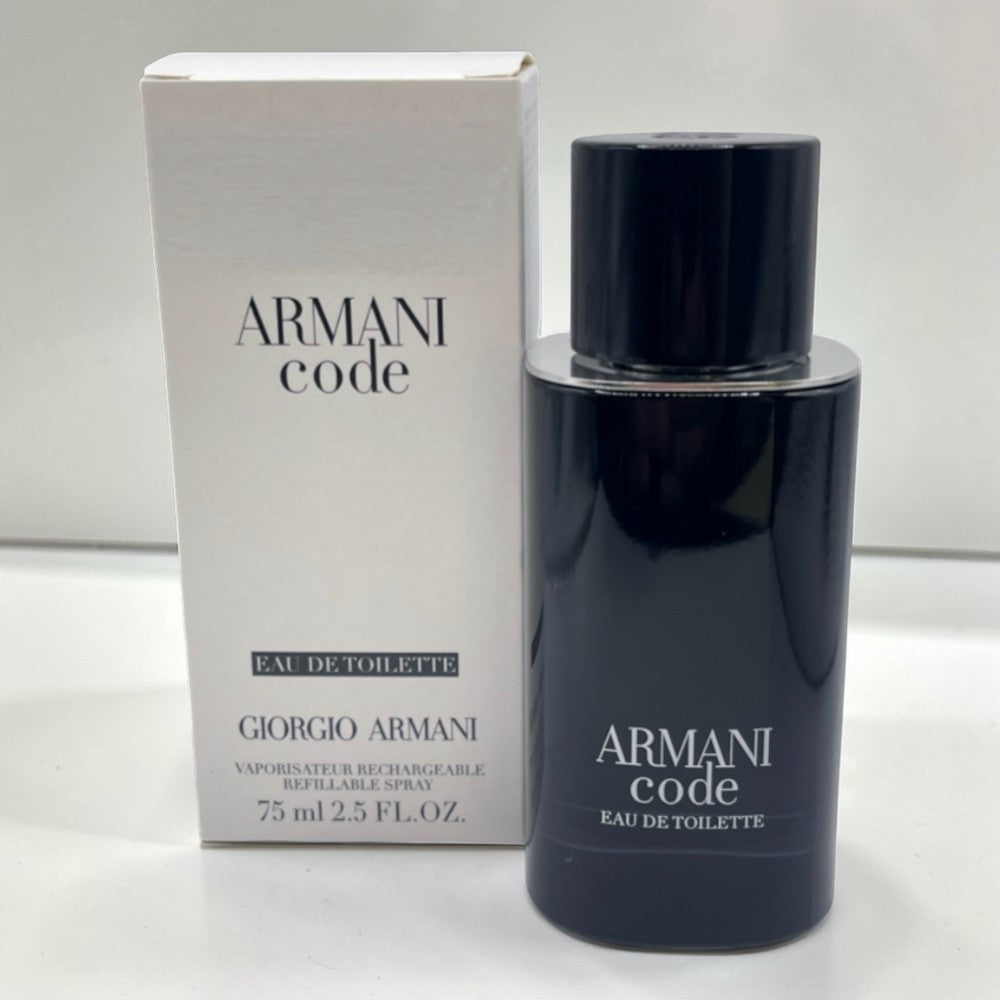 Giorgio Armani Code Refillable Eau De Toilette - 75 ml white box*