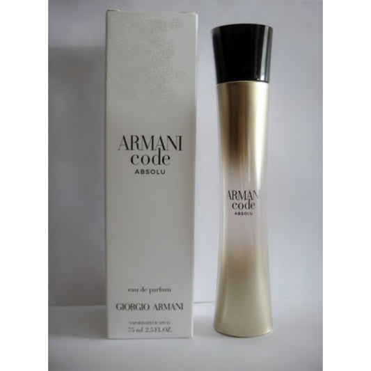 Giorgio Armani Code Absolu Eau de Parfum Donna - 75 ml white box*