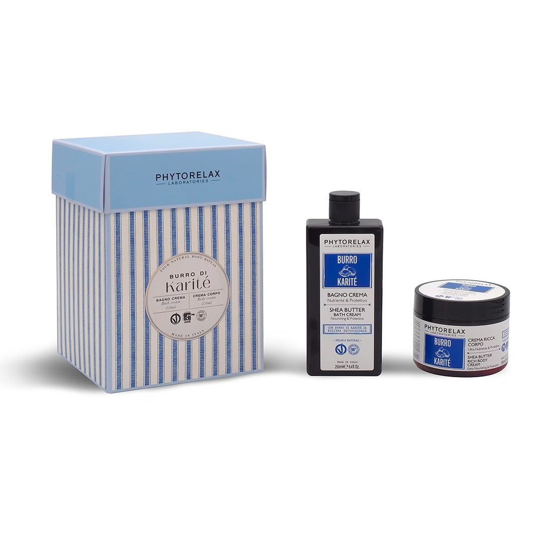 Phytorelax Burro di Karite' Beauty Box Shower Gel 250 ml + Body Lotion 250 ml