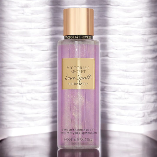 Victoria's Secret Love Spell Shimmer Acqua Profumata Glitterata Corpo - 250 ml