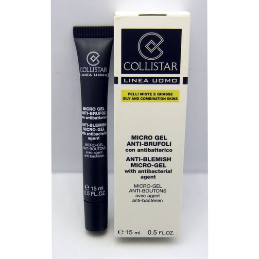 Collistar Man Micro Anti-Pimple Gel With Antibacterial - 15 ml