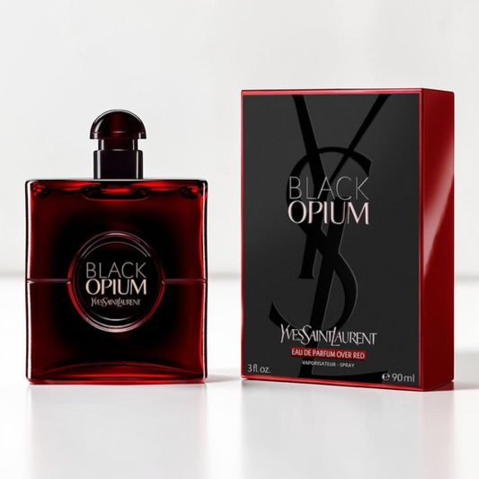 Yves Saint Laurent Black Opium Over Red Eau de Parfum – 90 ml weiße Box*
