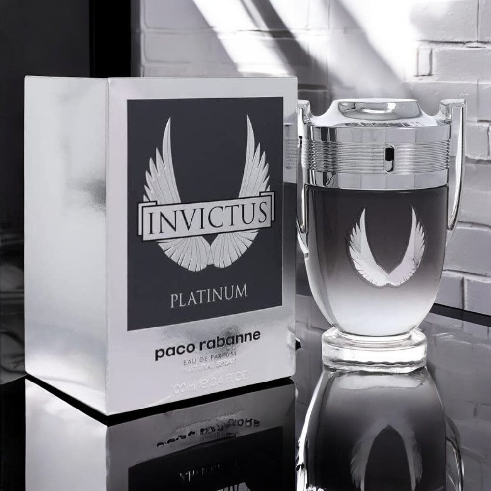 Paco Rabanne Invictus Platinum Eau de Parfum – 100 ml weiße Box*