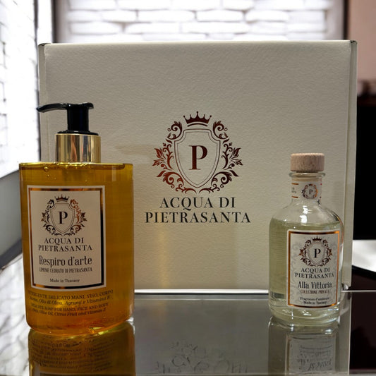 Acqua di Pietrasanta Luxury Box Respiro d’Arte Detergente e Diffusore - 500 ml