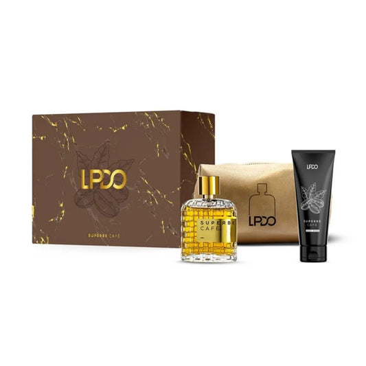 LPDO Superbe Cafè Eau de Parfum Intense Box 100 ml + Body Wash 100 ml + Pochette