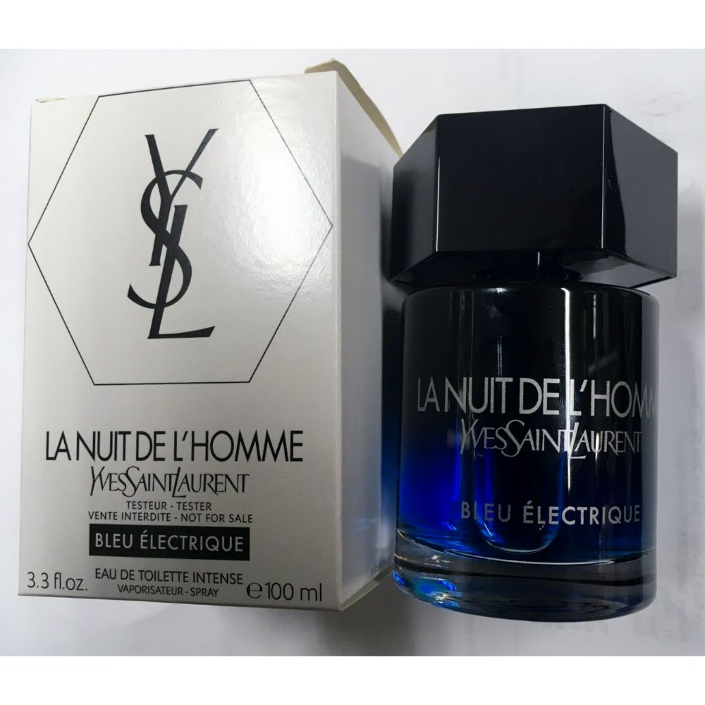 Yves Saint Laurent La Nuit de L'Homme Bleu Électrique Intense -100 ml white box*